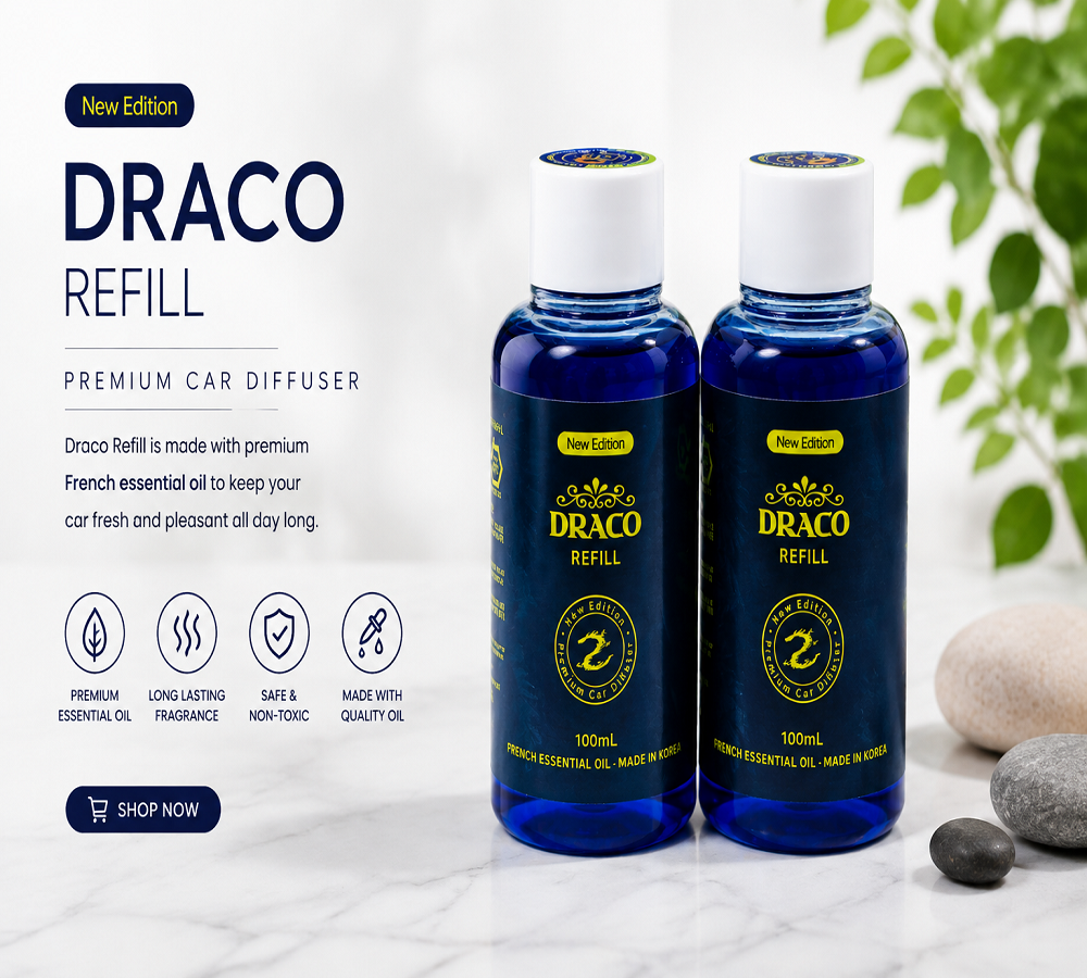 Draco Car Diffuser Refill. 100 ML