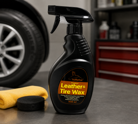 Premium Leather And Tire wax 500 ML.